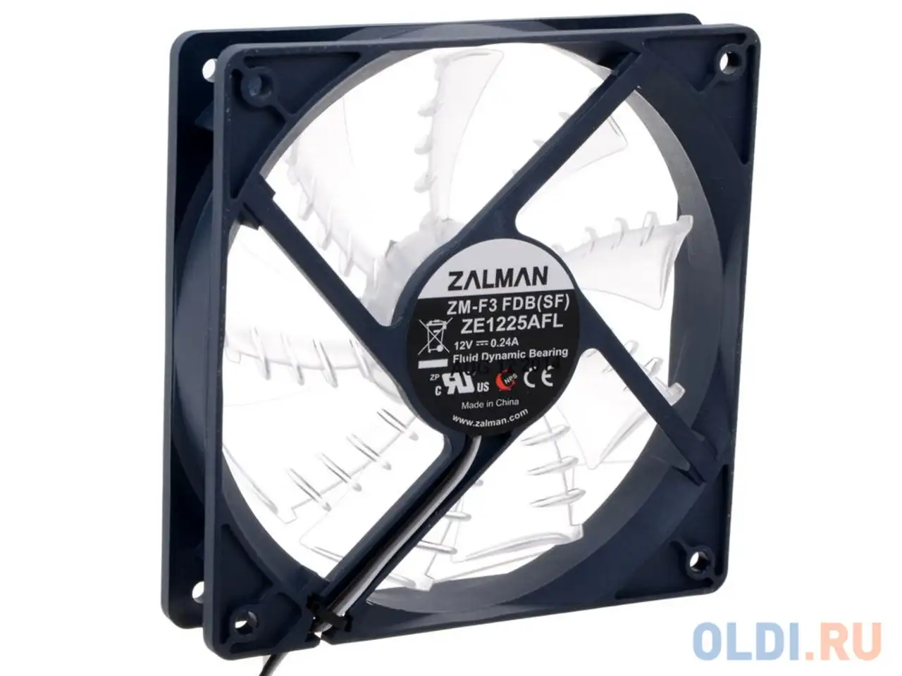 Вентилятор zalman zm-f3 fdb (sf) (120мм, сверхтихий), фотография 1