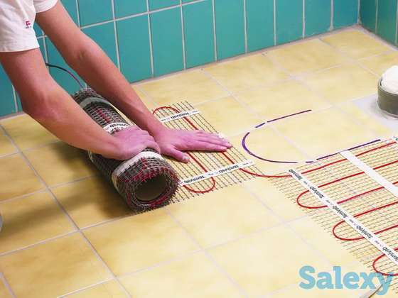 Укладка теплого электрического пола, фотография 1