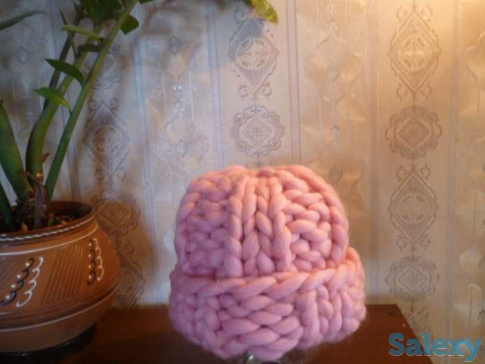 Модные , красивые ,объёмные , вязанные шапочки Хельсинки ., фотография 9