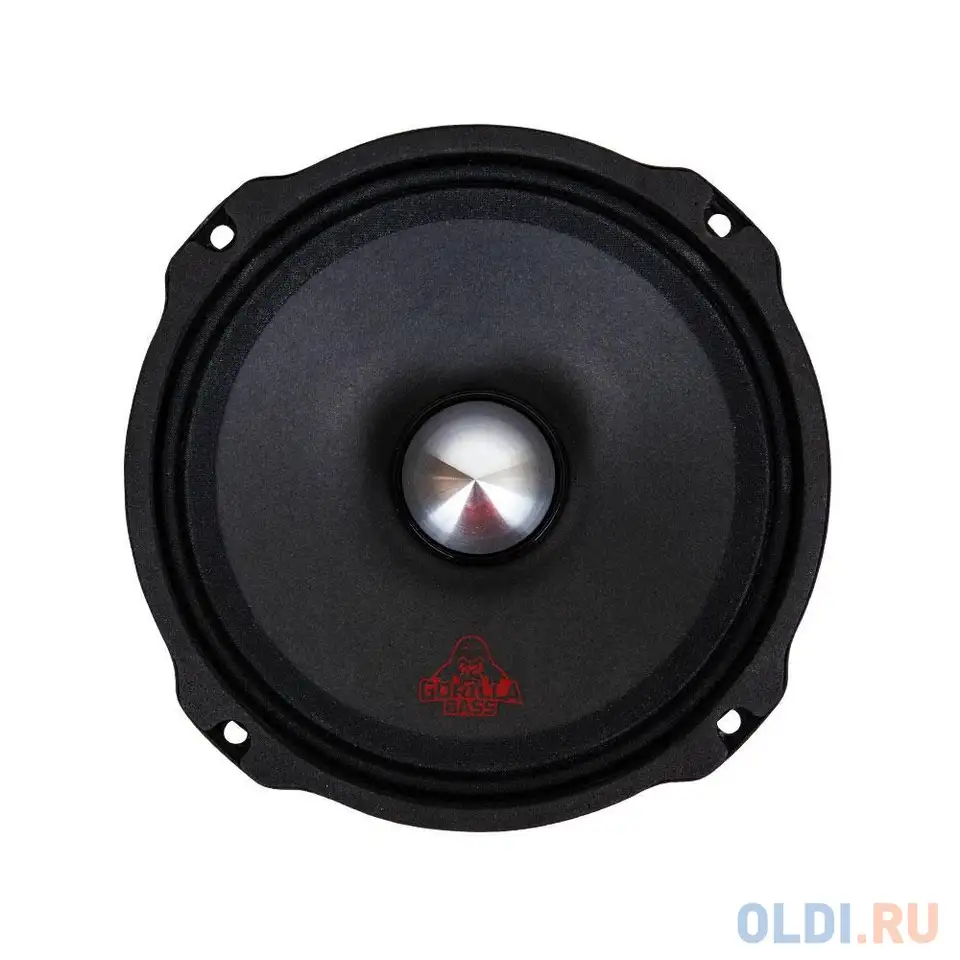 Колонки автомобильные kicx gorilla bass mid m1 (без решетки) 300вт 96.2дб, фотография 1