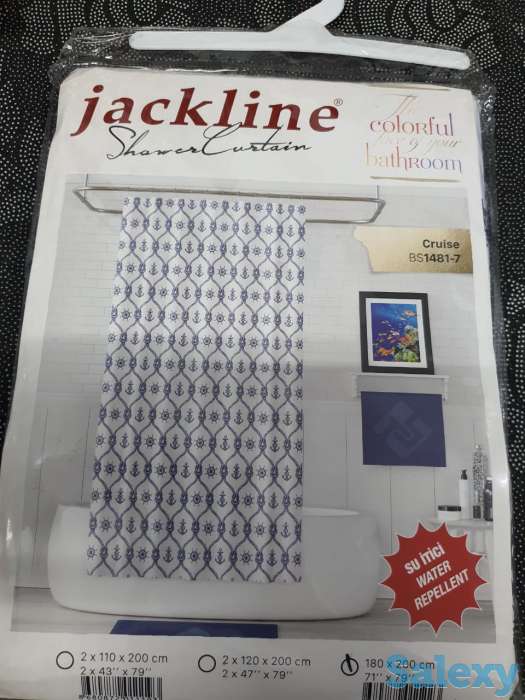 Шторка для ванной и душа, Турция, c якорем, фотография 1