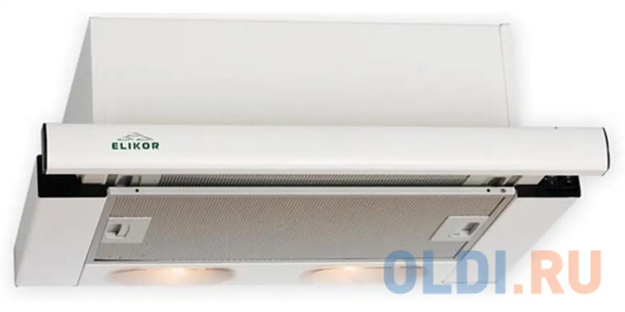 Вытяжка встраиваемая elikor интегра 50 белый/бел, фотография 1