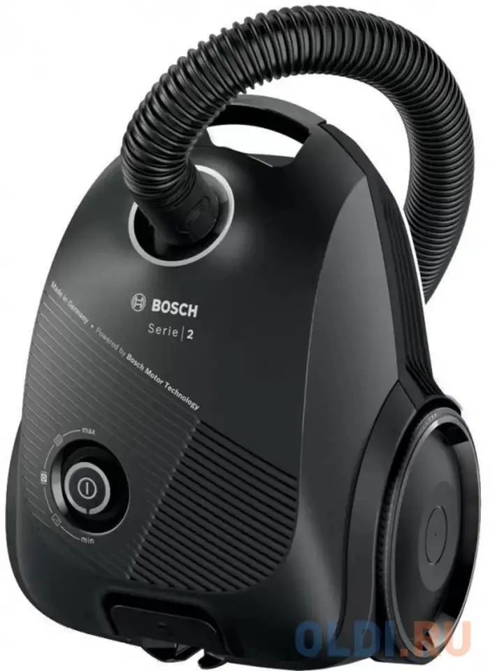 Пылесос bosch bgbs2ba1p сухая уборка чёрный, фотография 1