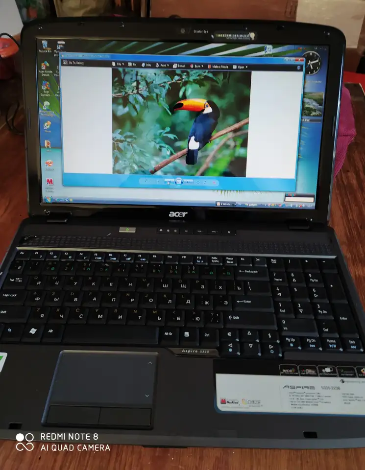 Новый ноутбук Aser Aspire 5335, фотография 1