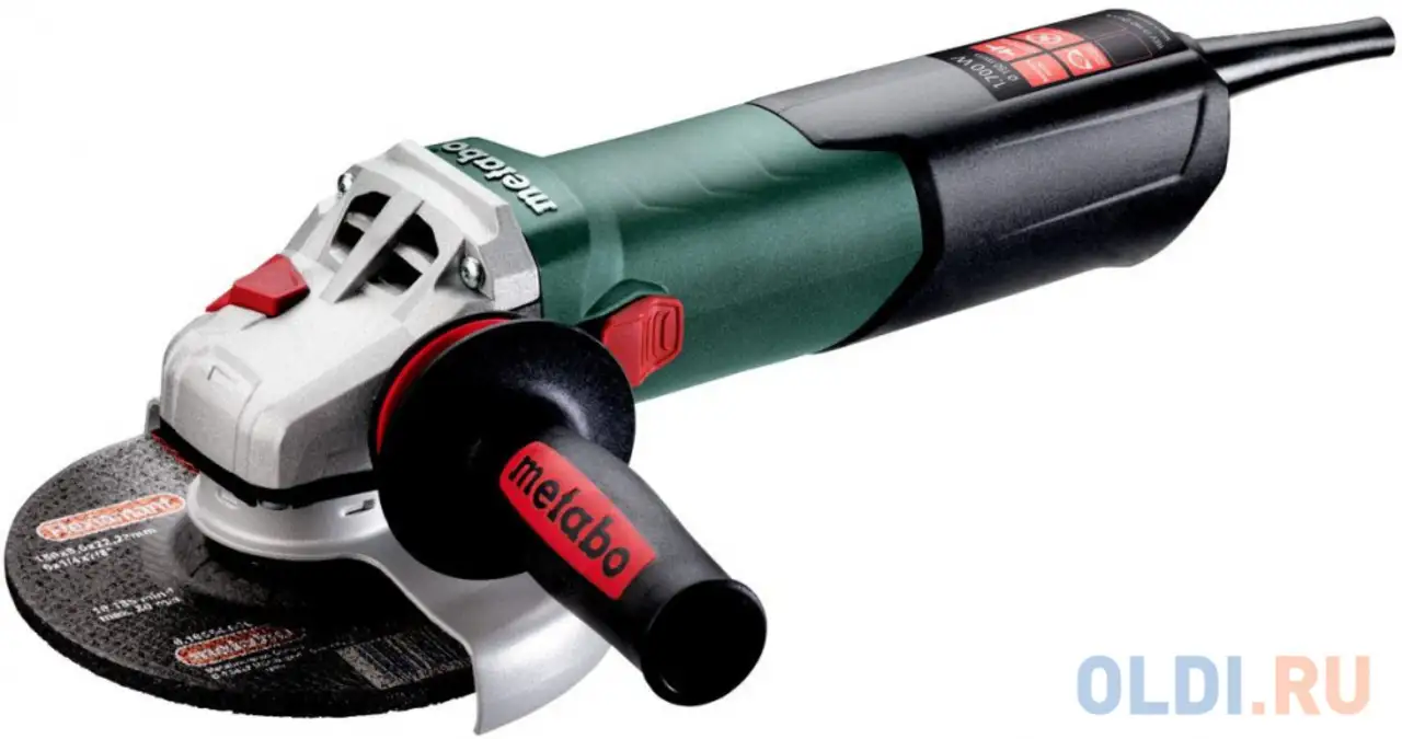 Углошлифовальная машина metabo wev 17-150 quick 150 мм 1700 вт, фотография 1