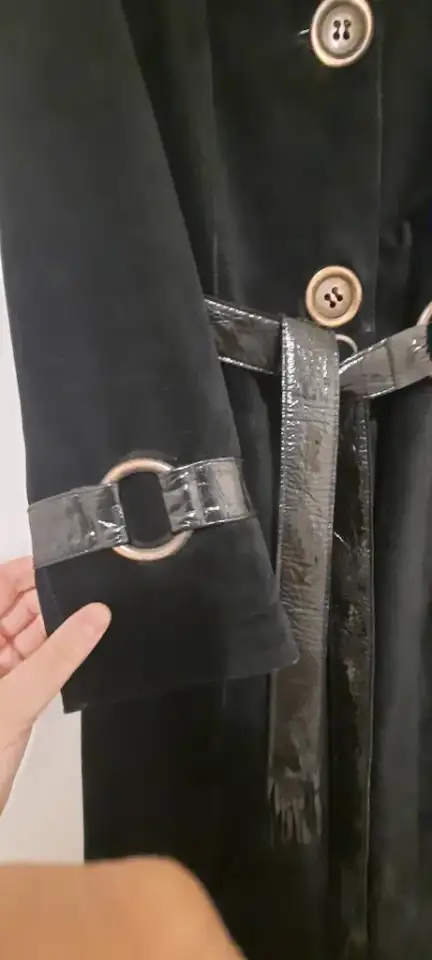 плащ замша, фотография 2