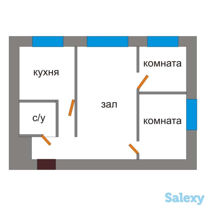 продам 2-х комнатную квартиру, фотография 3