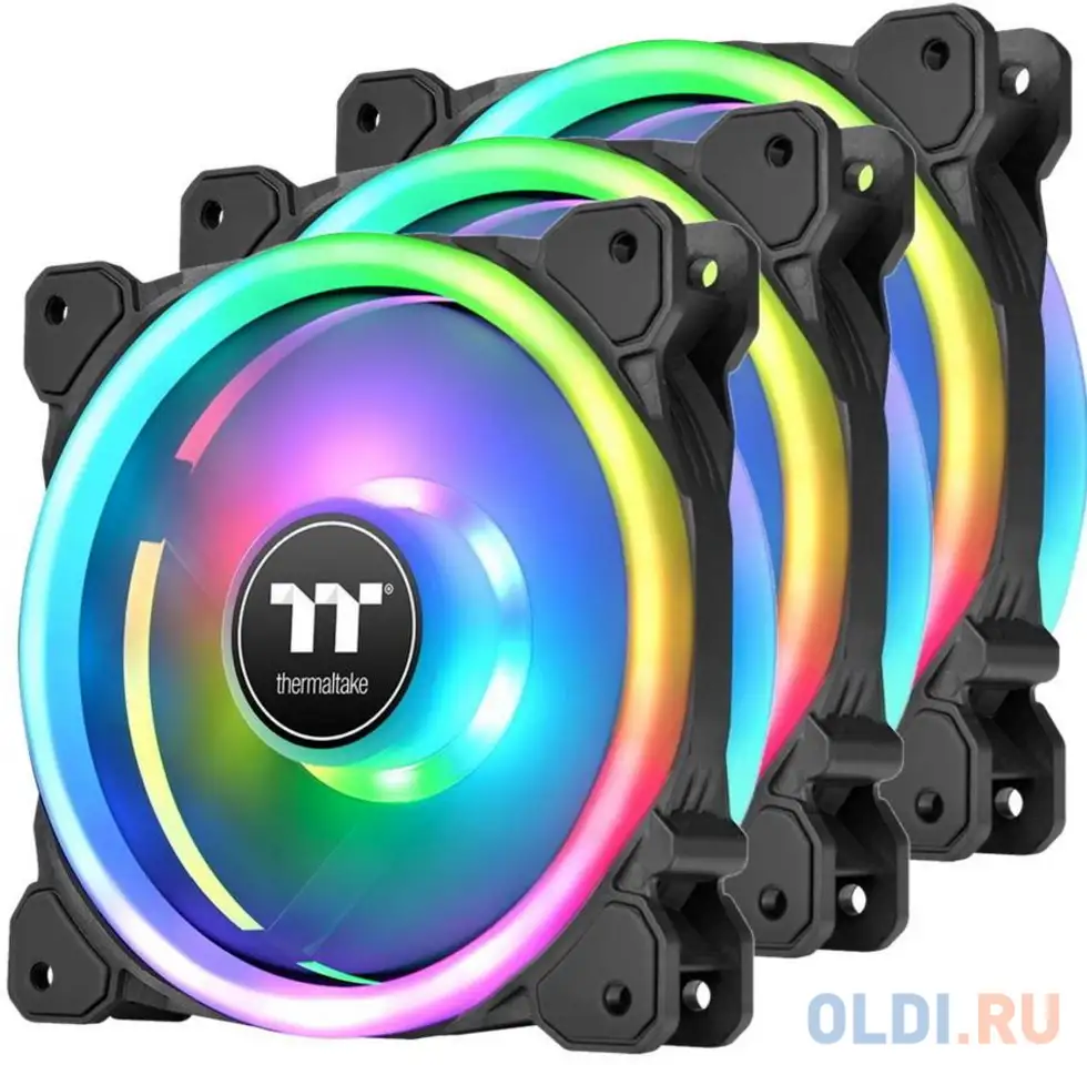 Swafan 12 rgb radiator fan tt premium edition 3 pack [cl-f137-pl12sw-a], фотография 1