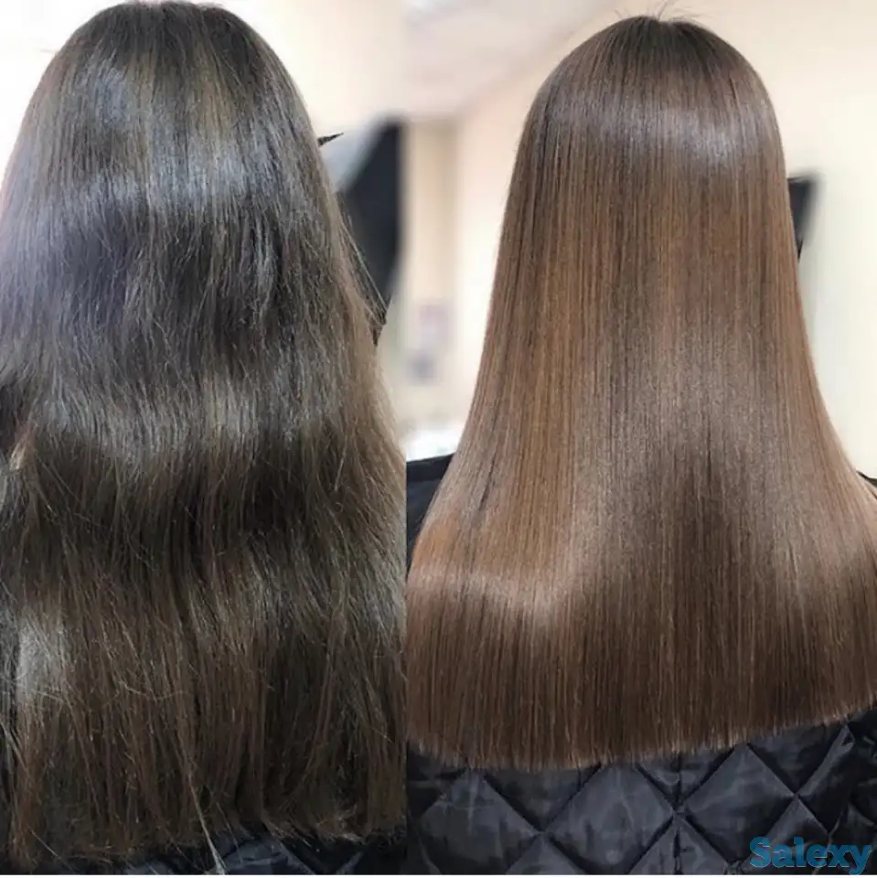 Кератиновое выпрямление и ботокс волос, ламинирование ресниц и бровей., фотография 3