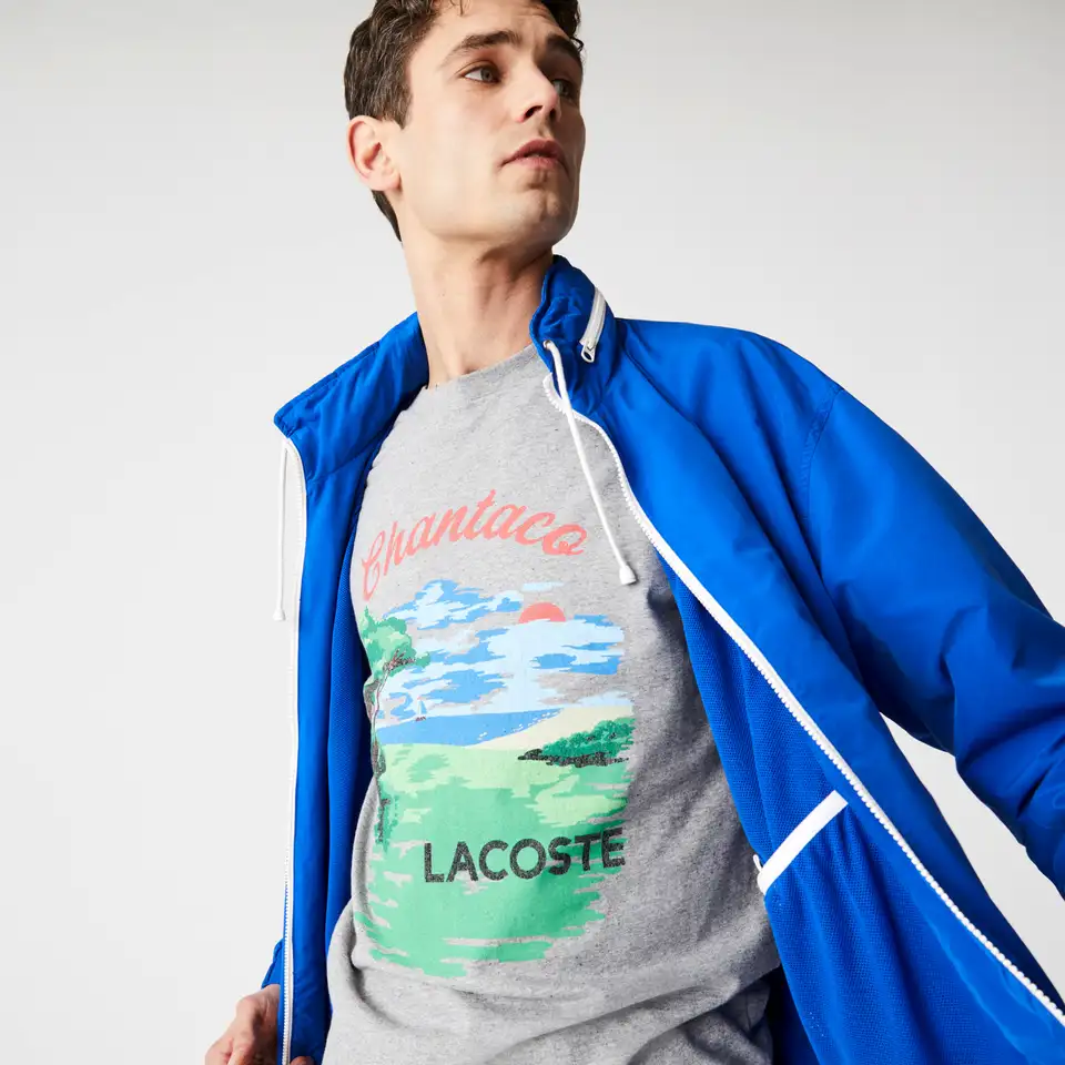 Мужская футболка lacoste с круглым вырезом, фотография 1