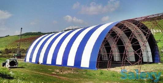 Возведение легких арочных конструкции, ангаров, фотография 4