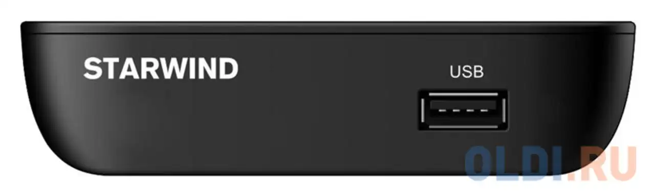 Ресивер dvb-t2 starwind ct-160 черный, фотография 1