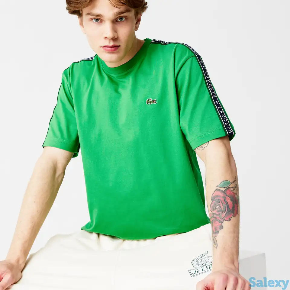 Мужская футболка lacoste свободной посадки, фотография 1
