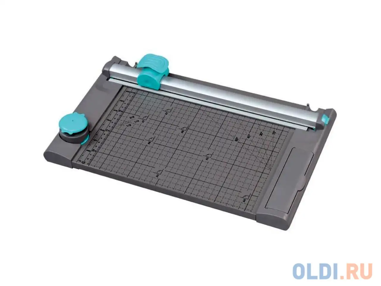 Резак роликовый kw-trio а4 металл база 4 ножа 13939, фотография 1