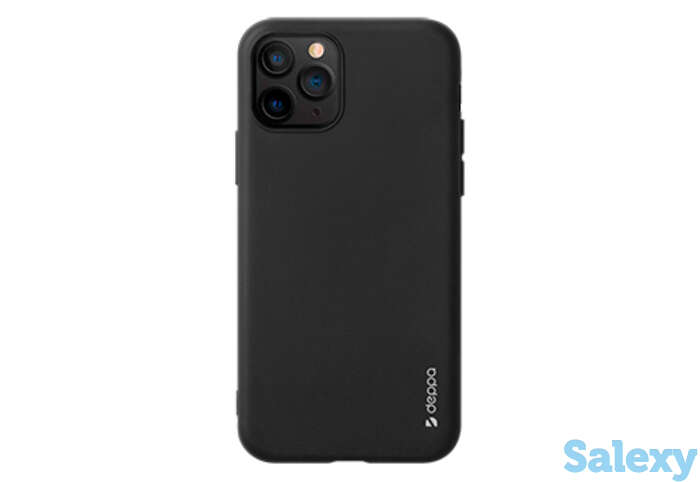 Чехол deppa gel color case для apple iphone 11 pro (87234). черный, фотография 1