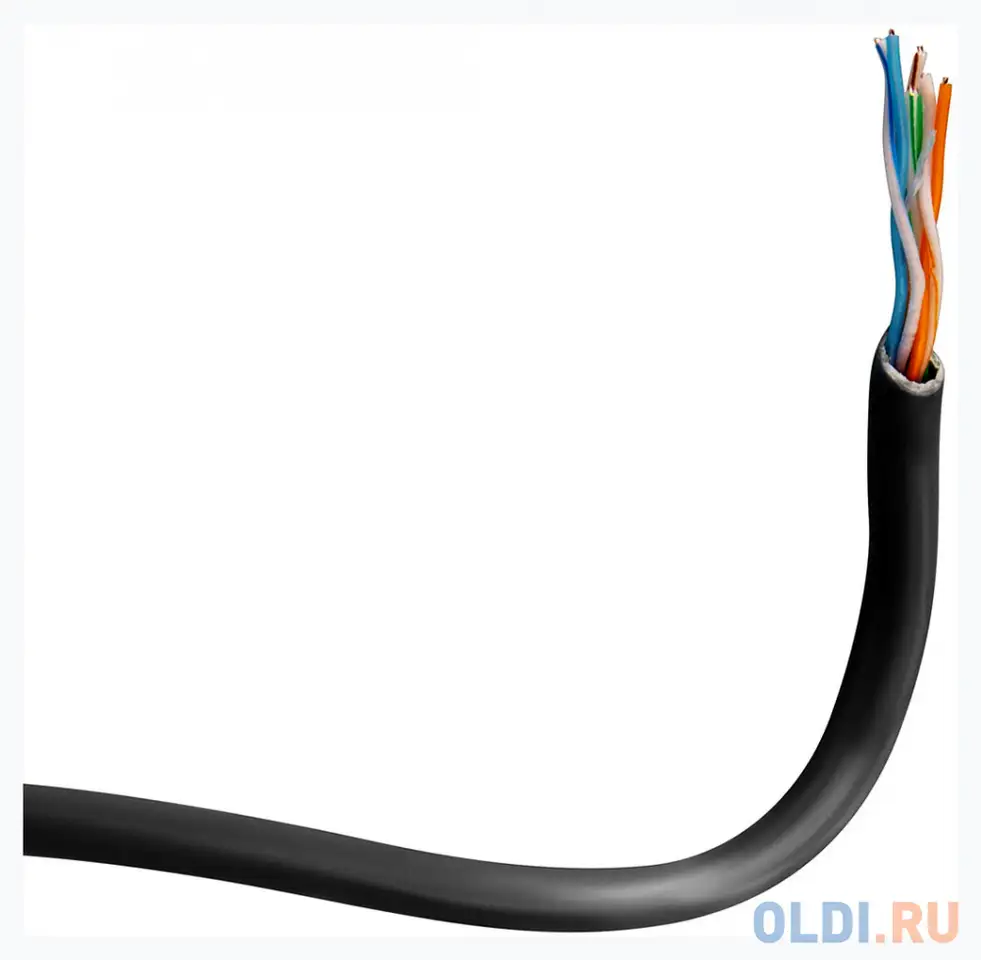 Кабель сетевой buro utp 4 пары cat5e solid 0.48мм cu 305м, фотография 1