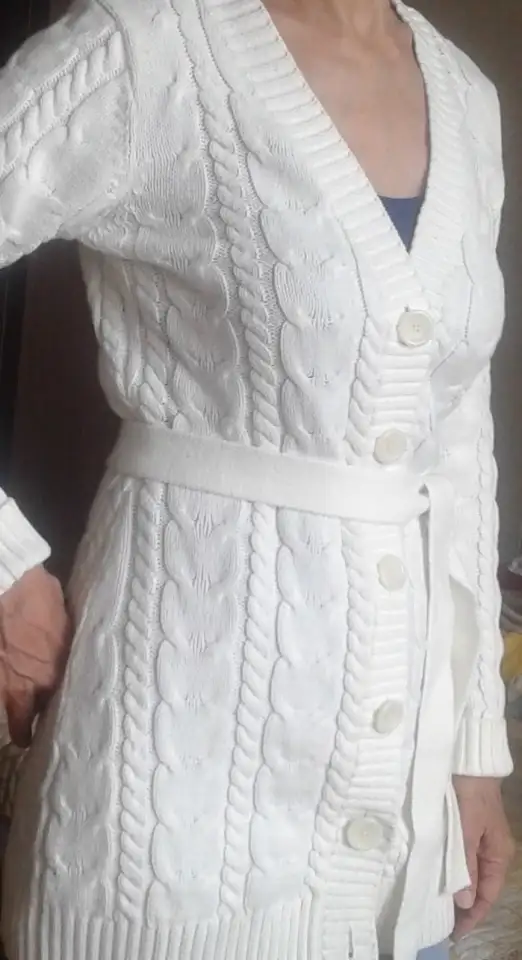 Продам новый белый женский кардиган, размер S р.44, фотография 1