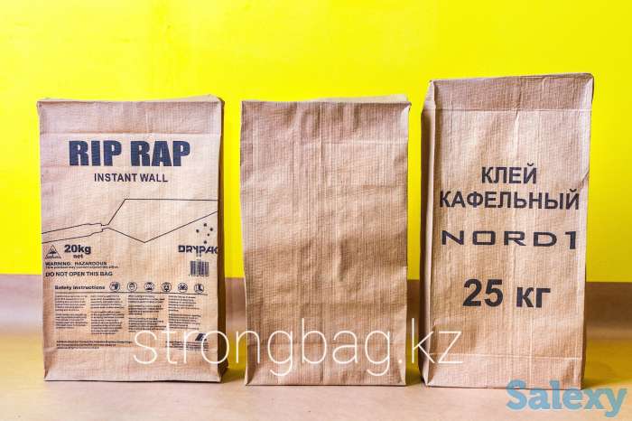 Бумажные мешки открытого и закрытого типа от производителя, фотография 3