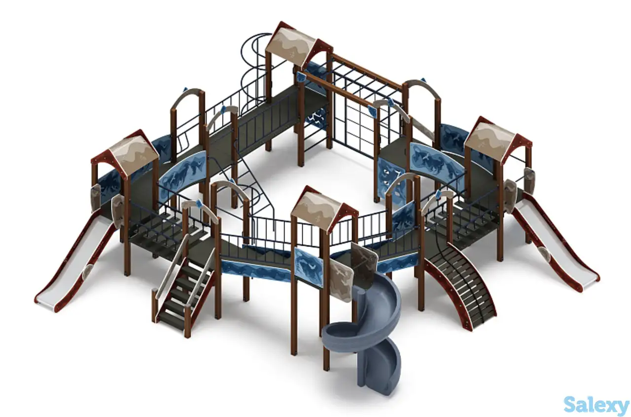 Остров детства (алтай) - дик 2.01.8.02-04 - игровой комплекс h=1200 h=2000, фотография 1