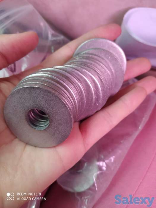 Шайбы плоские увеличенные кузовные DIN 9021 нержавеющие, фотография 1