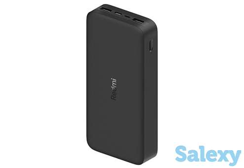 Внешний аккумулятор xiaomi redmi power bank 20000mah fast charge 18w (vxn4304gl). черный, фотография 1