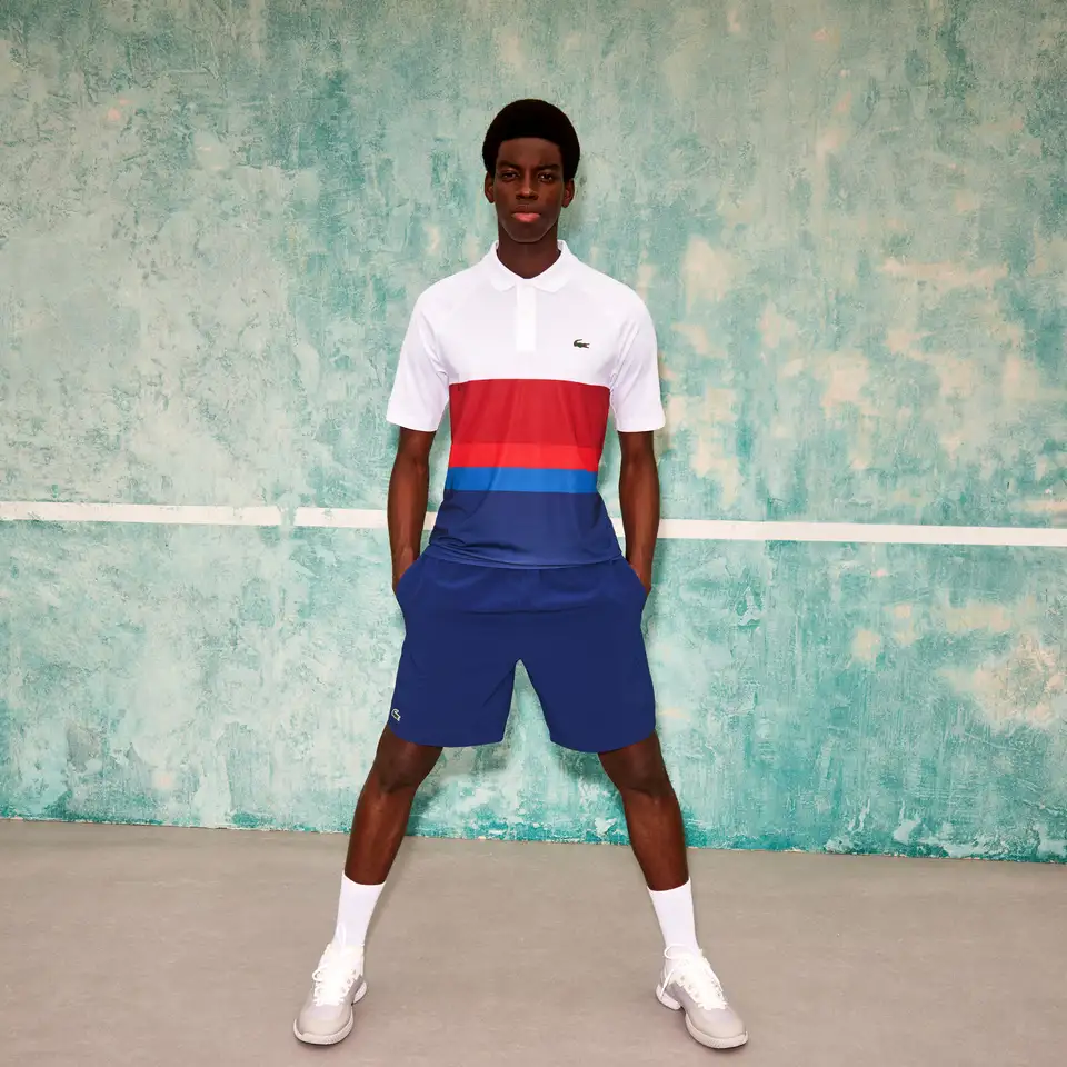 Мужское поло lacoste sport x novak djokovic, фотография 1