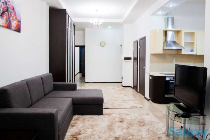 3 х квартира левый берег посуточно, Кунаева 12/2, фотография 4