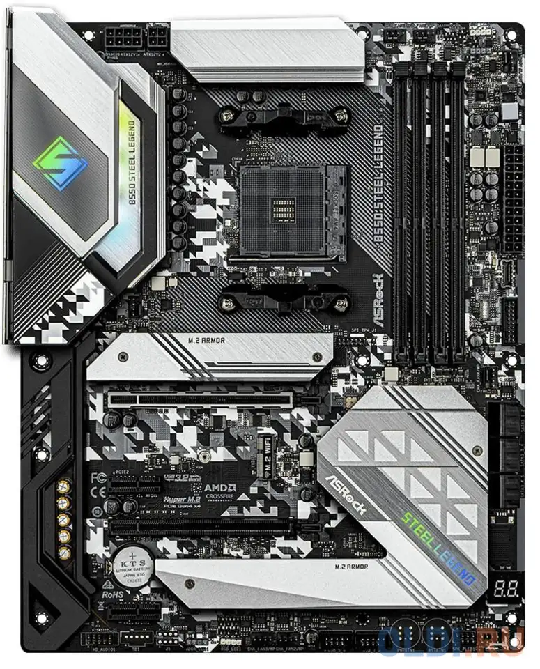 Материнская плата asrock b550 steel legend, фотография 1