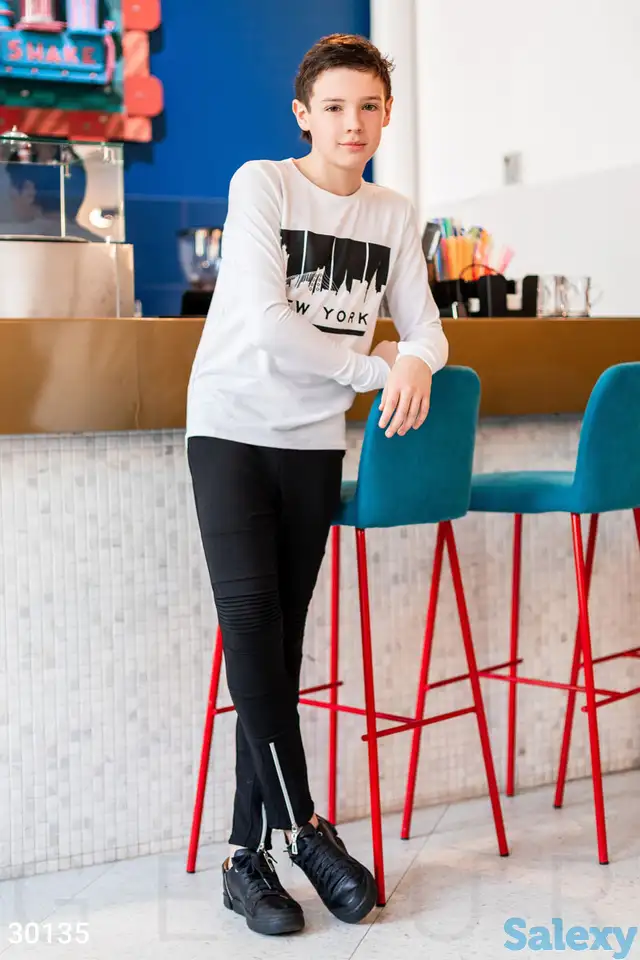 Детские зауженные брюки, фотография 1