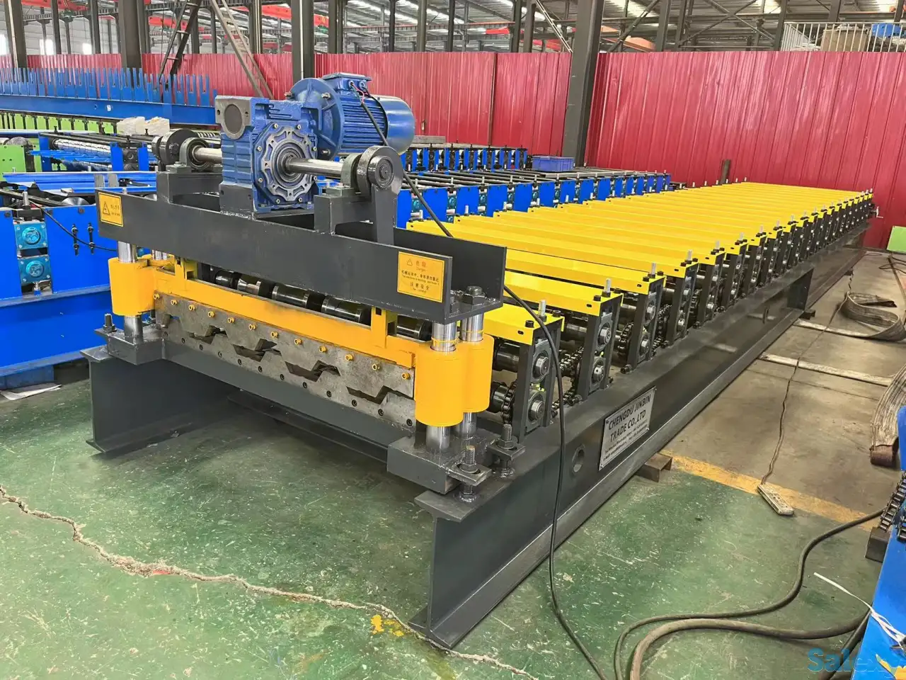 Станок для профинастиль с электрическими ножницами НС44, фотография 1