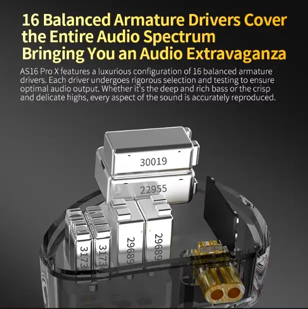 Наушники KZ AS16 PRO X IEM, фотография 4