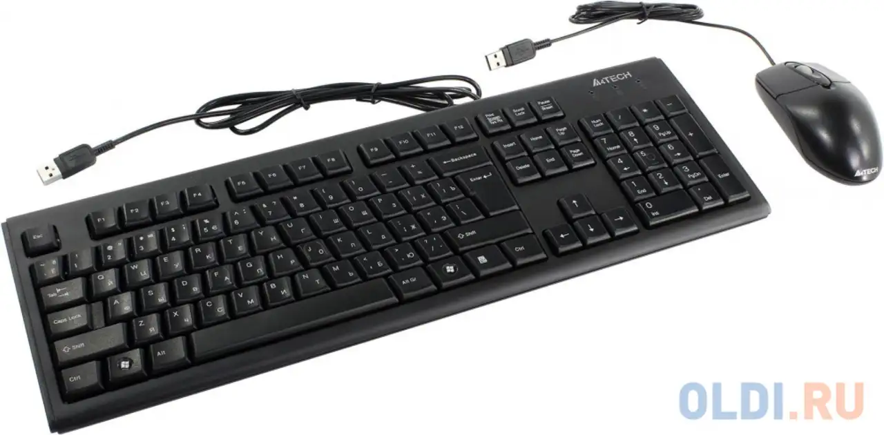 Комплект a4tech krs-8372 черный usb, фотография 1