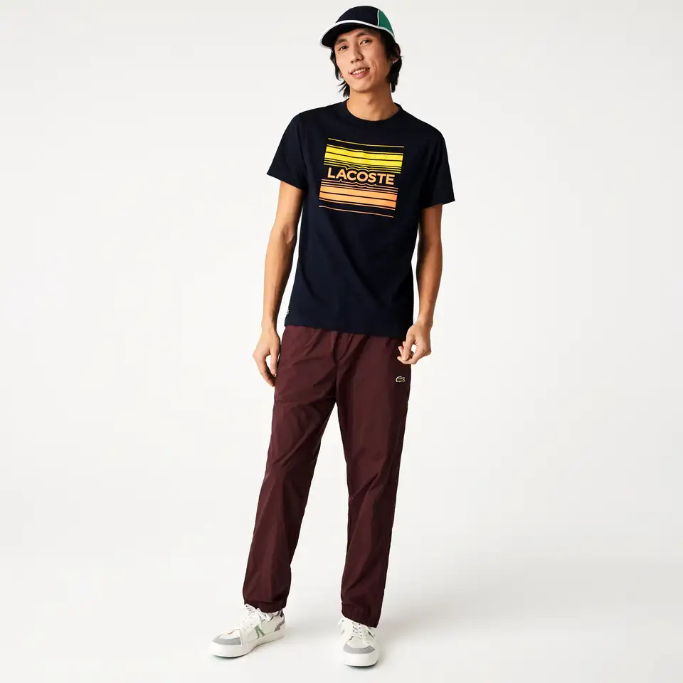 Мужская футболка lacoste sport из органического хлопка, фотография 1