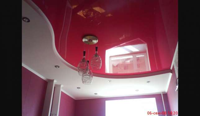 Натяжные потолки от 1100 тенге за кв метр, фотография 3