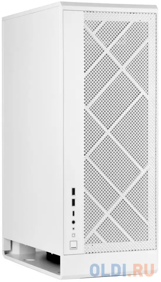 Корпус microatx silverstone alg1mw без бп белый, фотография 1