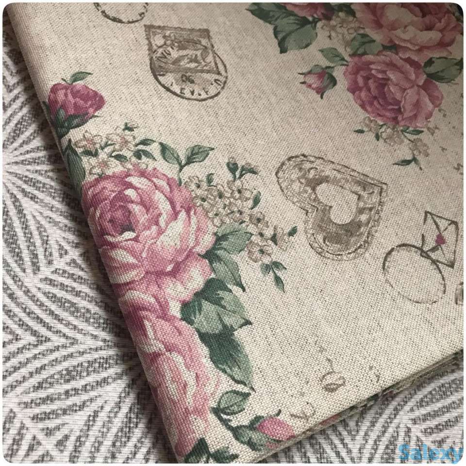 Винтажная итальянская скатерть Лэттера с тефлоновым покрытием, фотография 8