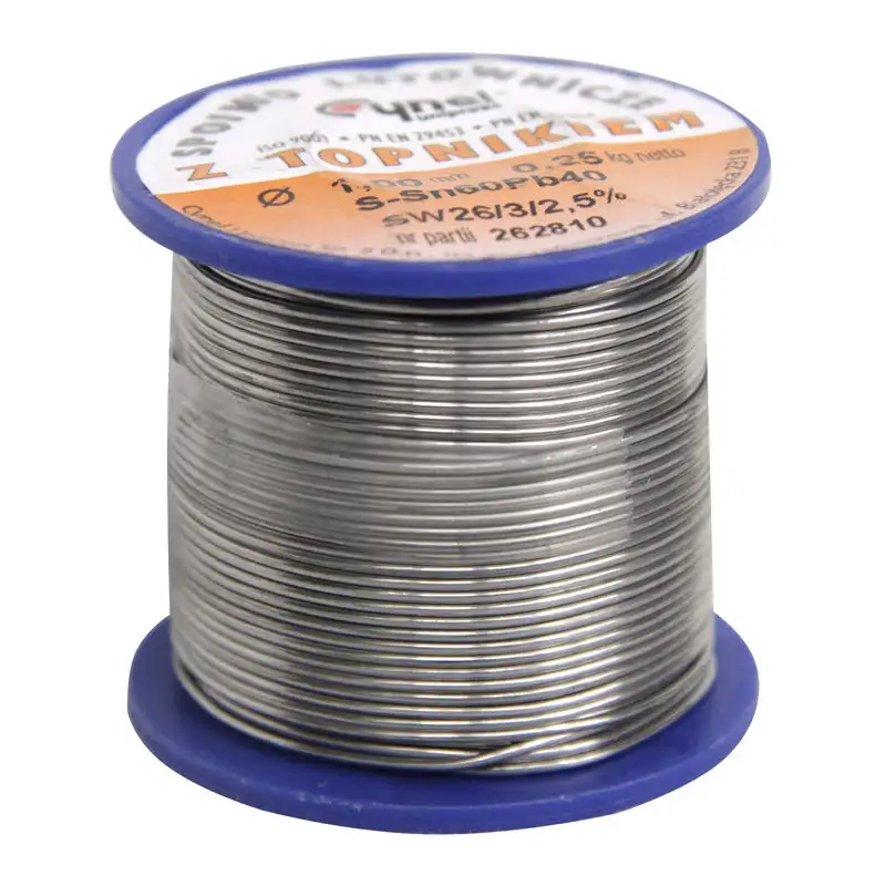 Припой Марка: ПОС30; ПОС40; ПОС61..., Вид: оловянно-свинцовый; серебрянный..., фотография 1