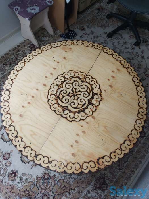 Аренда компактного круглого стола (диаметр - 1, 2 метра), фотография 1