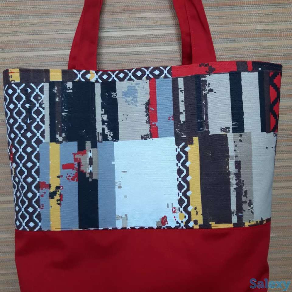 Экосумки, сумки из материала, ручная работа, фотография 1