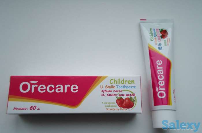 Зубная паста “U Smile” для детей (со вкусом клубники), фотография 1