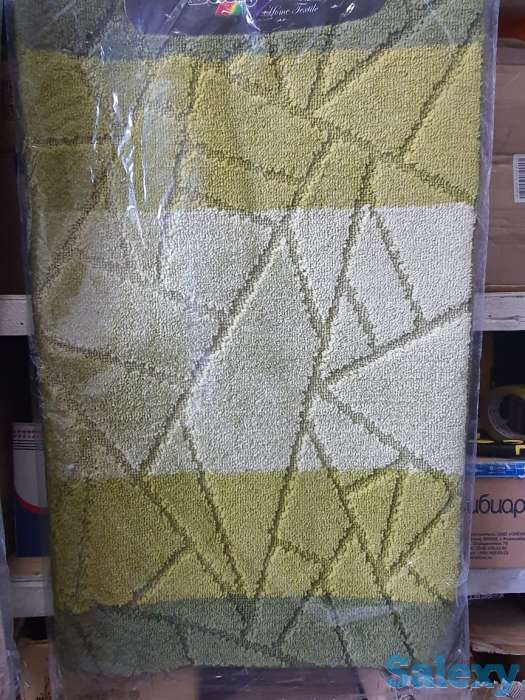 Коврик зеленого цвета для ванны Турция, комплект двойка 100 на 60 см, фотография 2