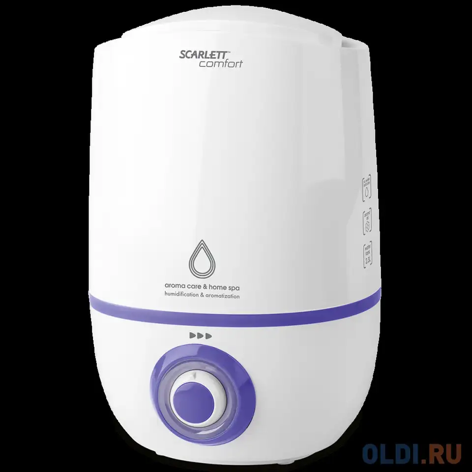 Увлажнитель воздуха scarlett sc-ah986m17 23вт (ультразвуковой) белый, фотография 1