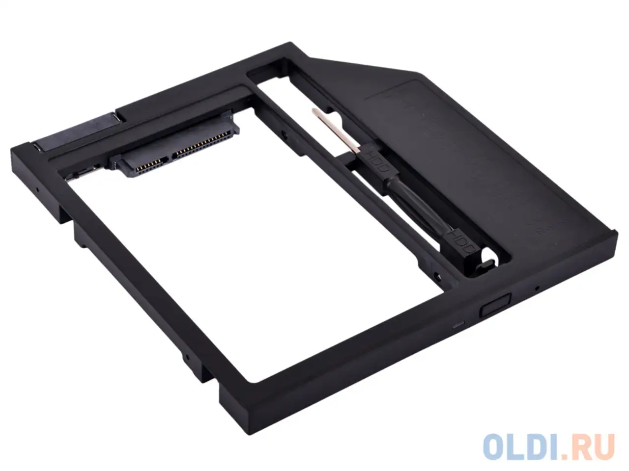 Адаптер оптибей espada ss90 (optibay, hdd caddy) sata/minisata (slimsata) 9мм для, фотография 1
