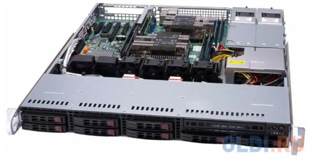 Сервер supermicro cse-113mfac2-r608cb, фотография 1