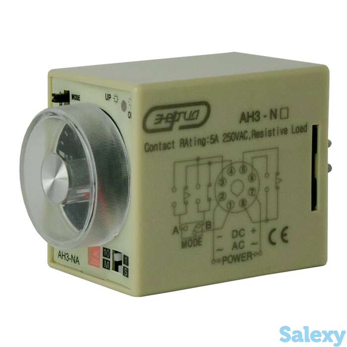 Pеле времени 220V AH3-NA (1s - 10 min) AC Энергия, 100 шт, фотография 1