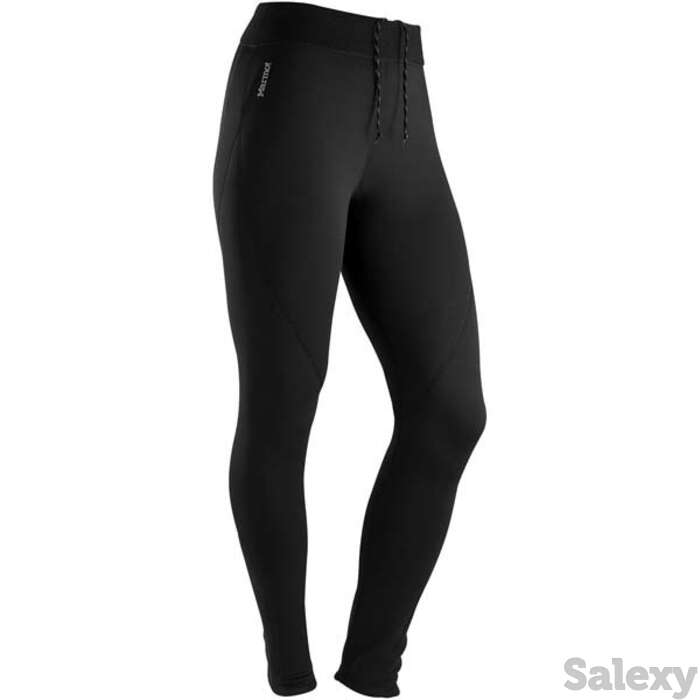 Термобелье брюки marmot lightweight bottom cocona lady black, фотография 1