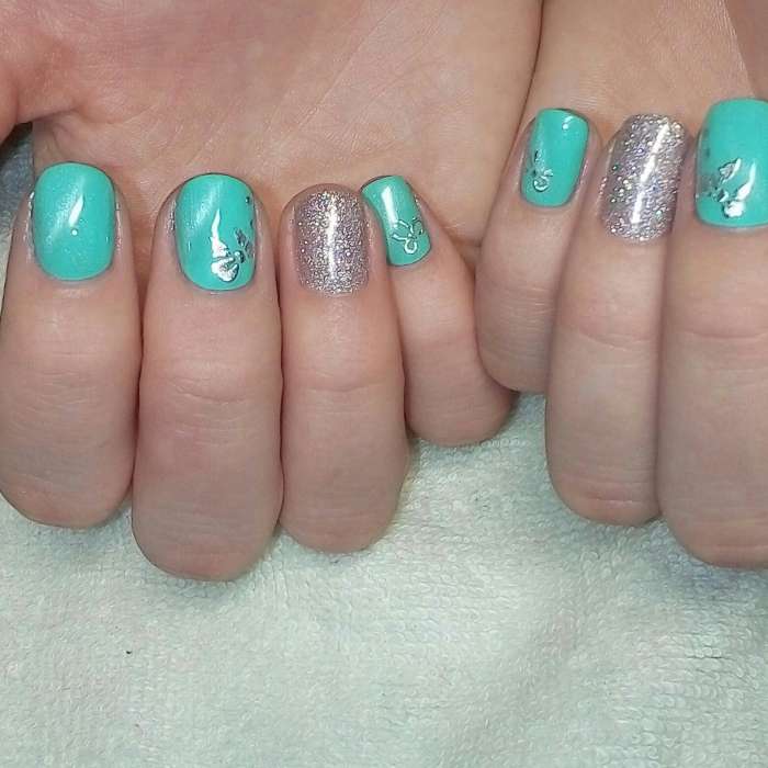 Маникюр, гелевое покрытие ногтей, фотография 5