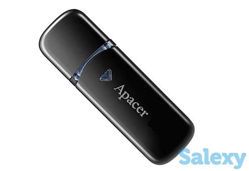 Флеш накопитель apacer ah355 16gb usb 3.2 (ap16gah355b-1). черный, фотография 1