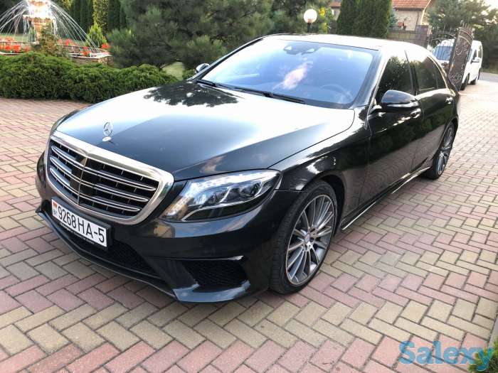 Аренда авто в Минске с водителем. Mercedes W222 Long S500, фотография 3