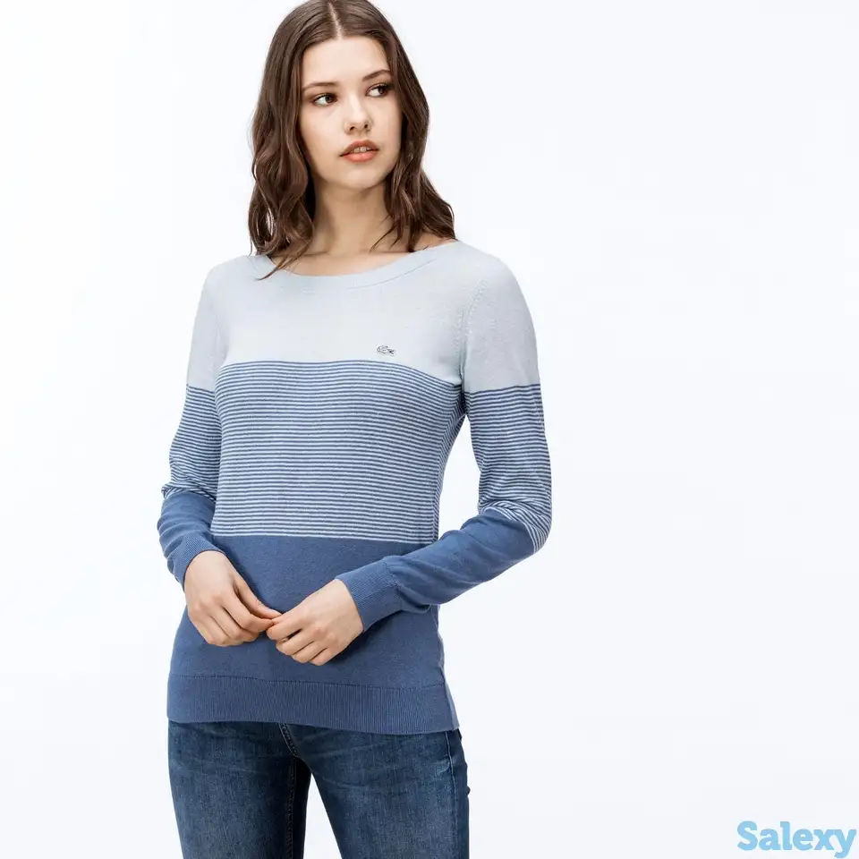 Женский кардиган lacoste из смеси шерсти и хлопка, фотография 1